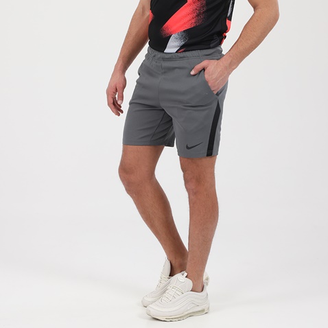 NIKE-Ανδρική βερμούδα προπόνησης NIKE CJ2007 M NK DF KNIT SHORT TRAIN γκρι