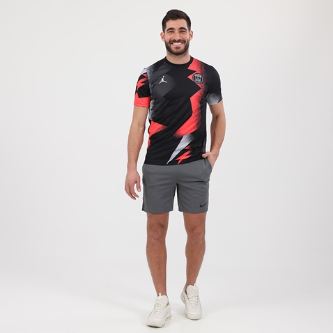 NIKE-Ανδρική βερμούδα προπόνησης NIKE CJ2007 M NK DF KNIT SHORT TRAIN γκρι
