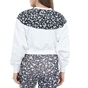 NIKE-Γυναικείο φούτερ NIKE SW HRTG CREW FLC FLORAL λευκό