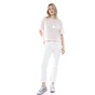 NIKE-Γυναικείο cropped top NIKE S/S TOP GX ICNCLSH WOW ροζ