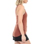 NIKE-Γυναικείο τοπ NIKE YOGA LUXE RIB TANK κόκκινο