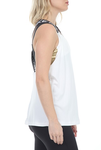 NIKE-Γυναικείο φανελάκι NIKE NP DRY ELASTIKA TANK λευκό
