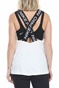 NIKE-Γυναικείο φανελάκι NIKE NP DRY ELASTIKA TANK λευκό