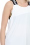 NIKE-Γυναικείο φανελάκι NIKE NP DRY ELASTIKA TANK λευκό