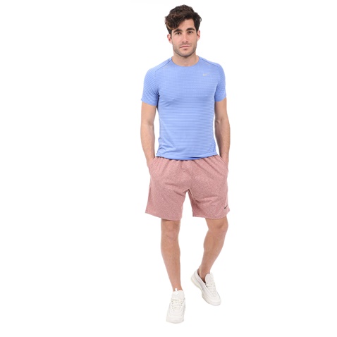 NIKE-Ανδρική μπλούζα NIKE TECHKNIT ULTRA SS μπλε ασημί
