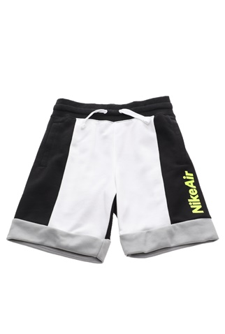 NIKE-Παιδική βερμούδα NIKE AIR NSW FT SHORT λευκή μαύρη