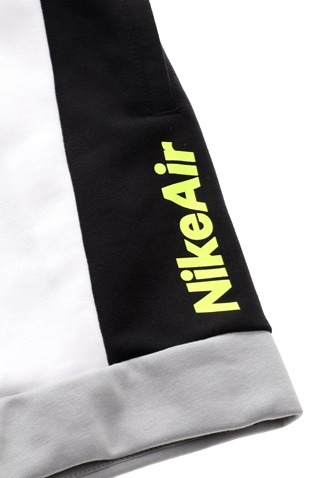 NIKE-Παιδική βερμούδα NIKE AIR NSW FT SHORT λευκή μαύρη