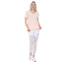 NIKE-Γυναικείο t-shirt NIKE CITY SLEEK TOP SS ροζ
