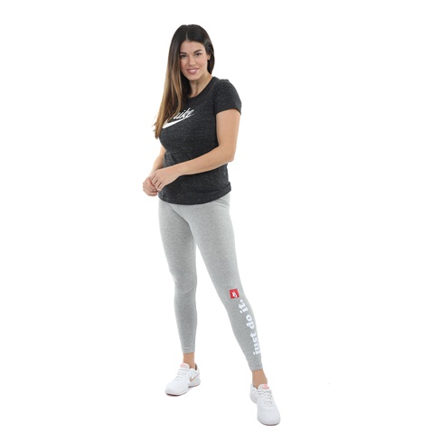 NIKE-Γυναικείο t-shirt NIKE SW TEE VARSITY ανθρακί