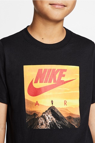 NIKE-Παιδικό t-shirt NIKE AIR PHOTO μαύρο