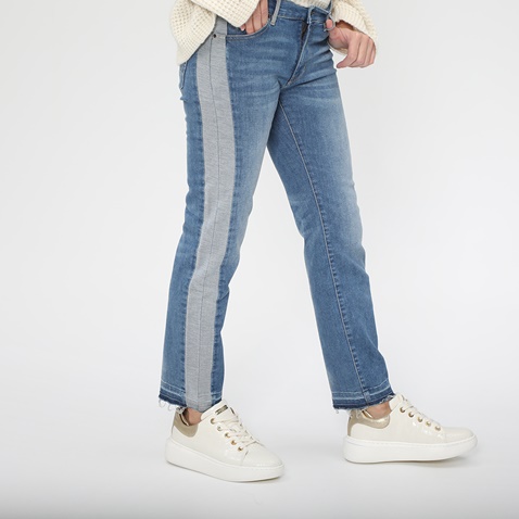 BOSS -Γυναικείο jean παντελόνι BOSS Lexington Jeans μπλε γκρι
