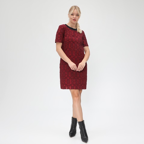 BOSS-Γυναικείο mini φόρεμα BOSS Apuntina Dress κόκκινο