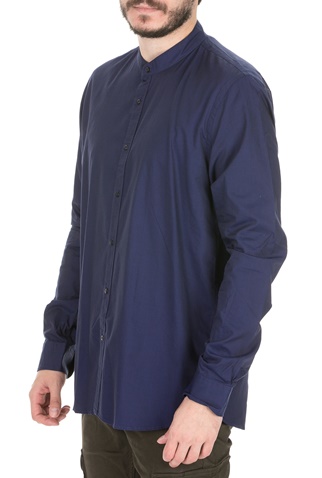 SCOTCH & SODA-Ανδρικό πουκάμισο SCOTCH & SODA μπλε