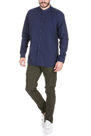 SCOTCH & SODA-Ανδρικό πουκάμισο SCOTCH & SODA μπλε