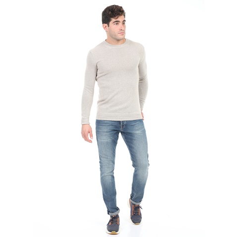 SCOTCH & SODA-Ανδρικό πουλόβερ SCOTCH & SODA μπεζ