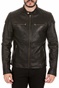 GOOSECRAFT-Ανδρικό δερμάτινο jacket GOOSECRAFT ARDEN BIKER μαύρο