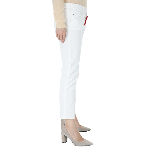 Dsquared2-Γυναικείο jean παντελόνι Dsquared2 λευκό