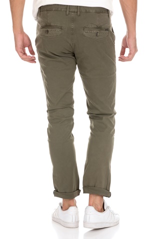 GARCIA JEANS-Ανδρικό παντελόνι chino GARCIA JEANS SAVIO πράσινο