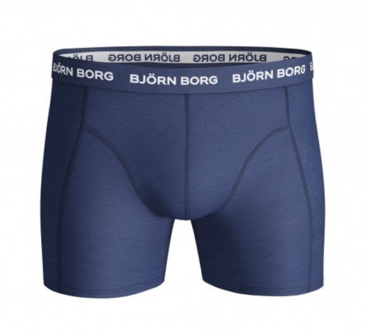BJORN BORG-Ανδρικό σετ 3 μπόξερ εσώρουχα BJORN BORG μπλε