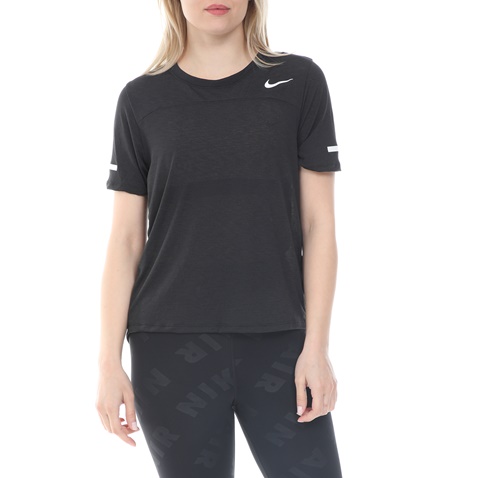 NIKE-Γυναικεία μπλούζα NIKE ICNCLSH TOP SS BEST μαύρη