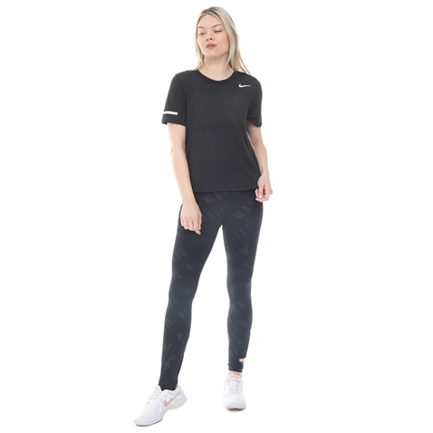 NIKE-Γυναικεία μπλούζα NIKE ICNCLSH TOP SS BEST μαύρη