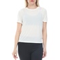 NIKE-Γυναικεία μπλούζα NIKE ICNCLSH TOP SS BEST λευκή