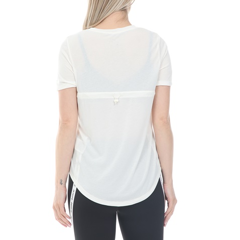 NIKE-Γυναικεία μπλούζα NIKE ICNCLSH TOP SS BEST λευκή