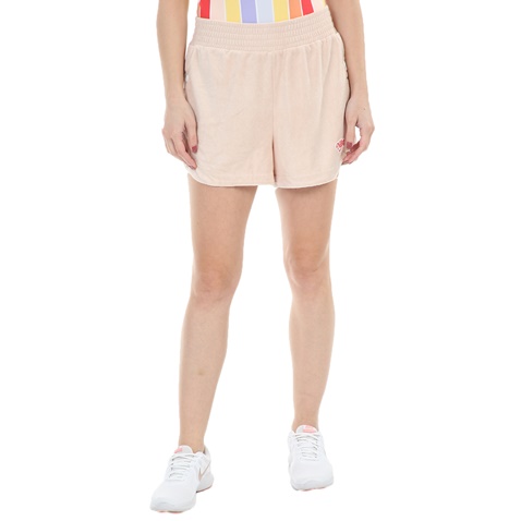 NIKE-Γυναικείο σορτς ΝΙΚΕ NSW RETRO FEMME SHORT TERRY μπεζ