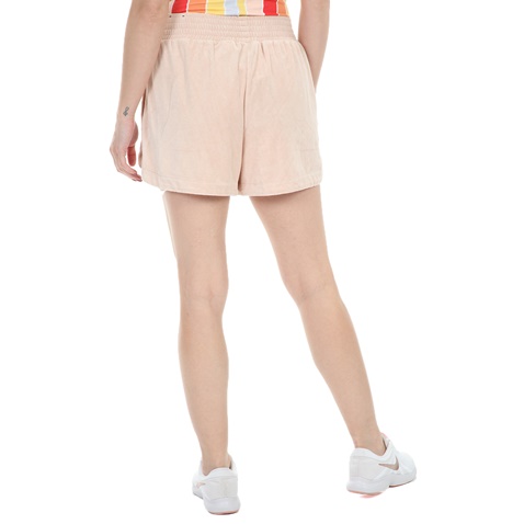 NIKE-Γυναικείο σορτς ΝΙΚΕ NSW RETRO FEMME SHORT TERRY μπεζ