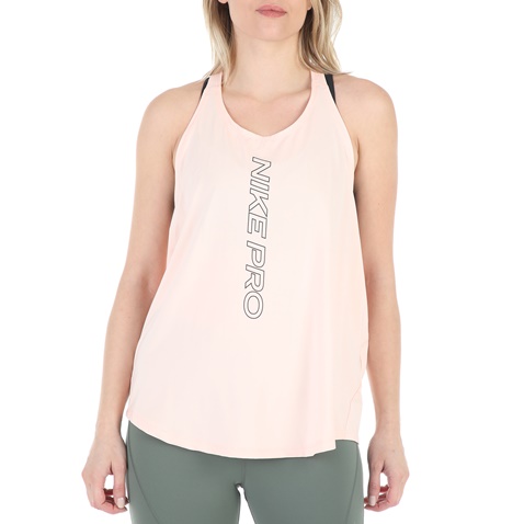 NIKE-Γυναικείο αθλητικό top NIKE Pro Dri-FIT ροζ