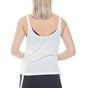 NIKE-Γυναικείο top NIKE YOGA RUCHE TANK λευκό