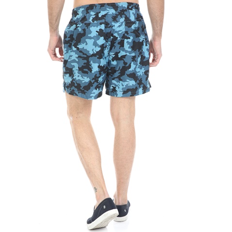 NIKE-Ανδρικό αθλητικό σορτς NIKE NSW CE SHORT WVN FLOW CAMO μπλε μαύρο