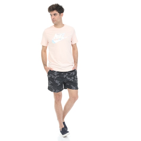 NIKE-Ανδρικό αθλητικό σορτς NIKE NSW CE SHORT WVN FLOW CAMO μαύρο