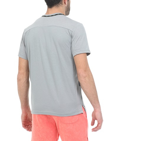 NIKE-Ανδρικό t-shirt NIKE TOP SS PX CJ4742 γκρι μπεζ