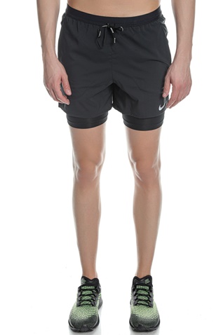 NIKE-Ανδρικό σορτς NIKE DF FLX STRD 2IN1 SHRT 5IN μαύρο