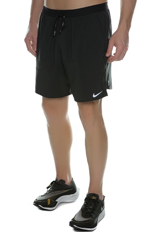 NIKE-Ανδρική αθλητική βερμούδα M NK DF FLX STRD 2IN1 SHRT 7IN μαύρη
