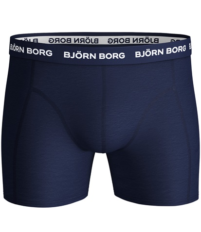 BJORN BORG-Ανδρικό σετ 3 μπόξερ εσώρουχα BJORN BORG μπλε,γκρι, κόκκινο
