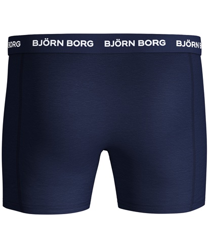BJORN BORG-Ανδρικό σετ 3 μπόξερ εσώρουχα BJORN BORG μπλε,γκρι, κόκκινο