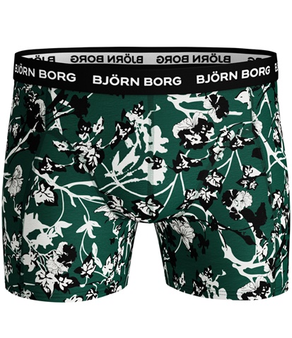 BJORN BORG-Ανδρικό σετ 3 μπόξερ εσώρουχα BJORN BORG πράσινα