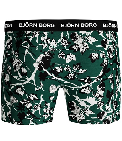 BJORN BORG-Ανδρικό σετ 3 μπόξερ εσώρουχα BJORN BORG πράσινα