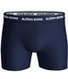BJORN BORG-Ανδρικά εσώρουχα boxer σετ των 5 BJORN BORG μπλε γκρι μαύρο