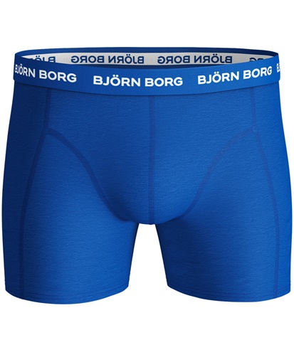 BJORN BORG-Ανδρικά εσώρουχα boxer σετ των 5 BJORN BORG μπλε γκρι μαύρο