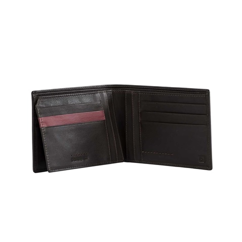 SAMSONITE-Unisex πορτοφόλι SAMSONITE NILO F SLG-009 - B 9CC+VFL+2C+ μαύρο