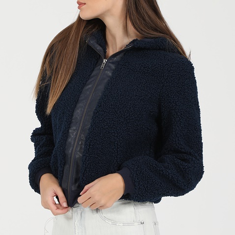 NU-Γυναικείο jacket NU μπλε
