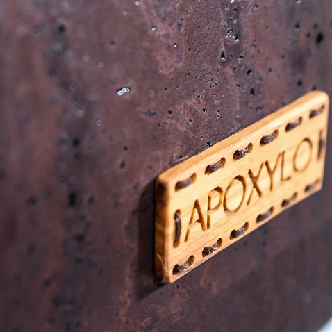 APOXYLO-Γυναικεία τσάντα χειρός APOXYLO ELLE BROWN καφέ