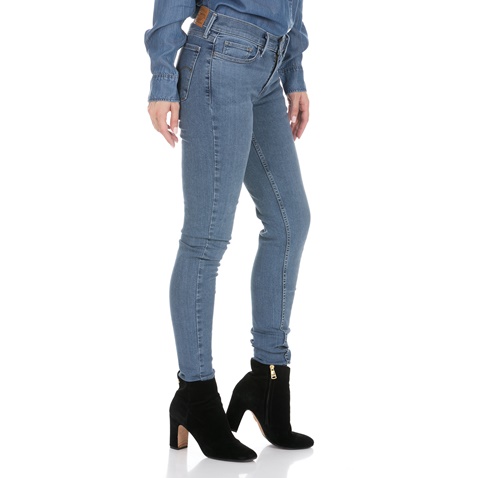 LEVI'S-Γυναικείο jean παντελόνι LEVI'S INNOVATION SUPER SKINNY CHELSEA μπλε 