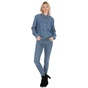 LEVI'S-Γυναικείο jean παντελόνι LEVI'S INNOVATION SUPER SKINNY CHELSEA μπλε 