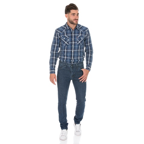 LEVI'S-Ανδρικό jean παντελόνι LEVI'S L8 SLIM TAPER FENCES μπλε