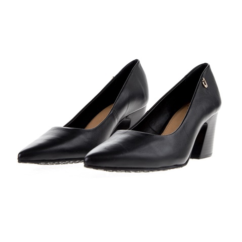 JOY'S-Γυναικείες γόβες JOY'S PUMP SQUARE HEEL JO μαύρες