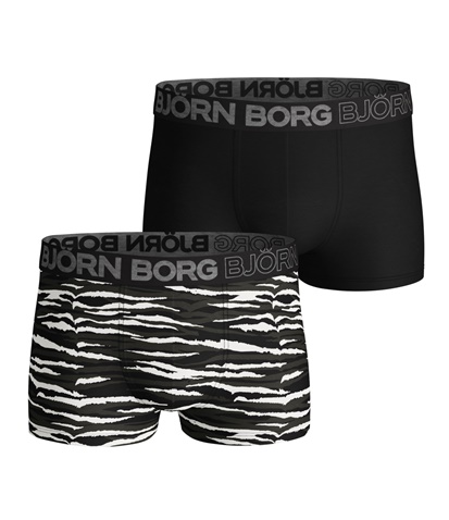 BJORN BORG-Ανδρικά boxer σετ των 2 BJORN BORG μαύρα